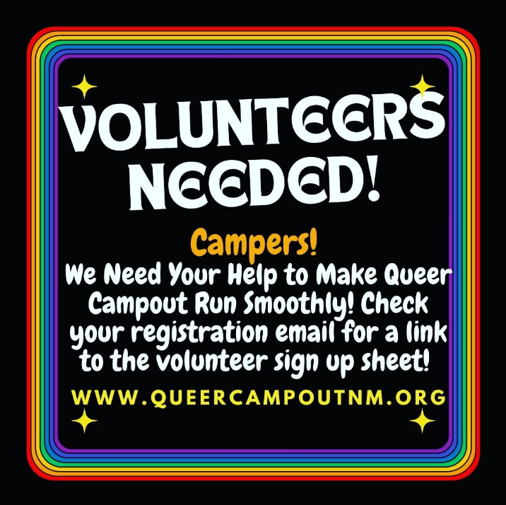 Volunteers needed!
